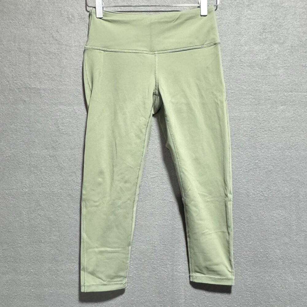 prAna Transform Capri Leggings Womens Size S Yoga Pilates Green NWOT $69